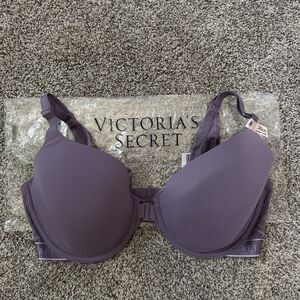 VS Victoria’s Secret Lightly Lined Full Coverage Front-Close Lace Bra Size 36DD